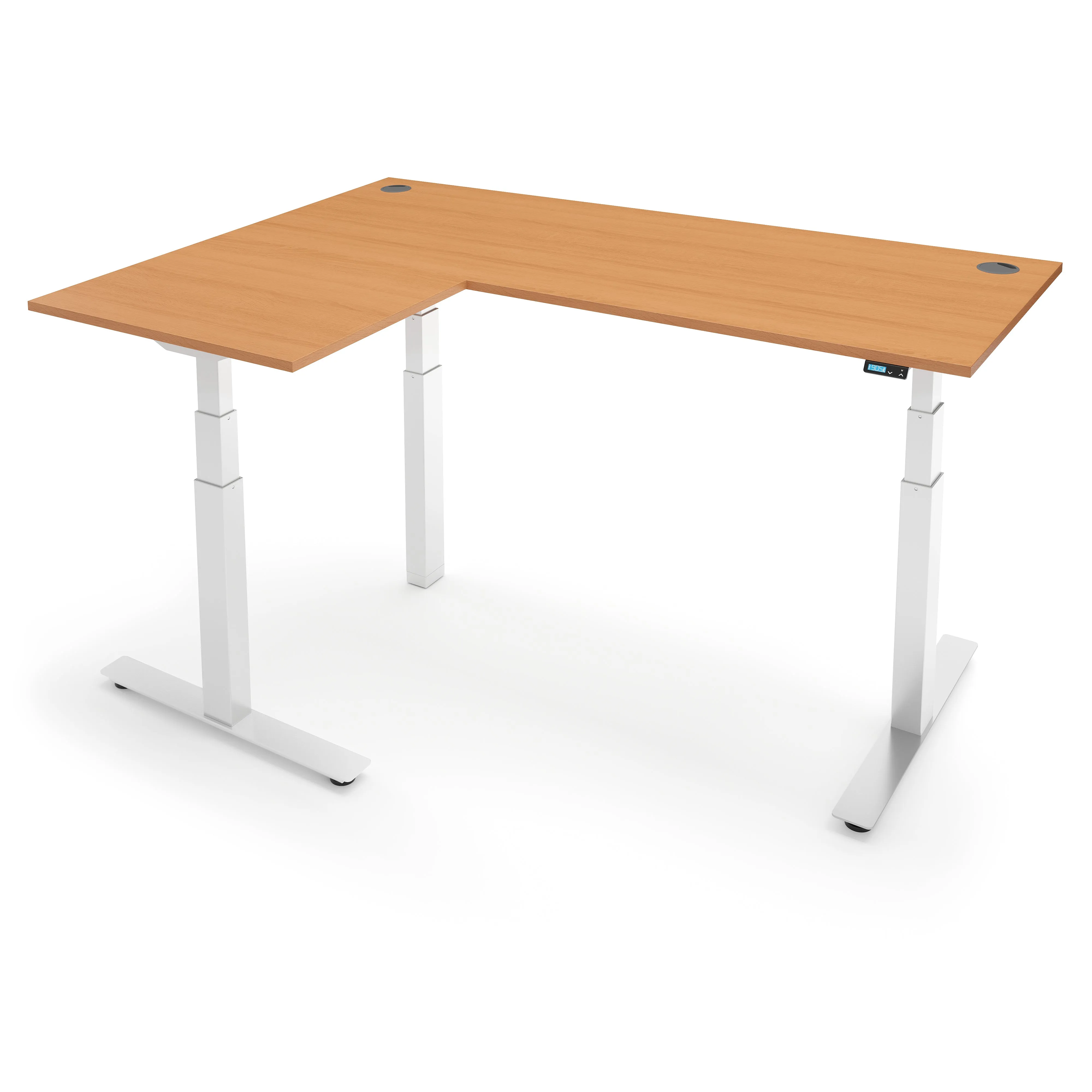 ACTIVE 3  Dual Motor Electric L-Shape Corner Standing Desk 180x160x 80x60cm