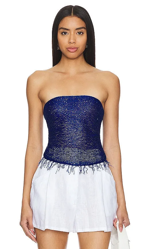 Asta Resort x REVOLVE Elsa Top in Navy