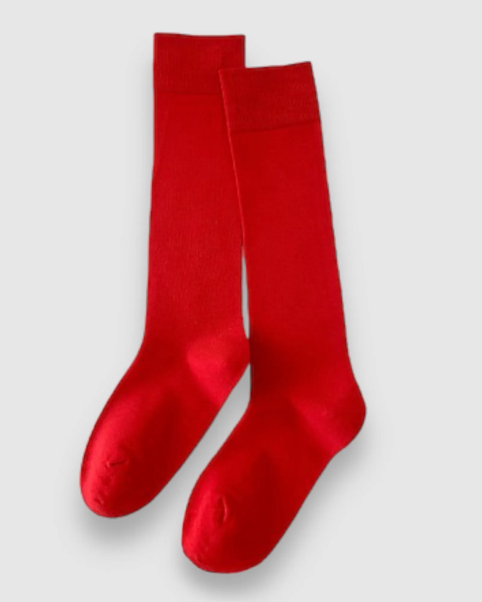 Classic Long Red Socks