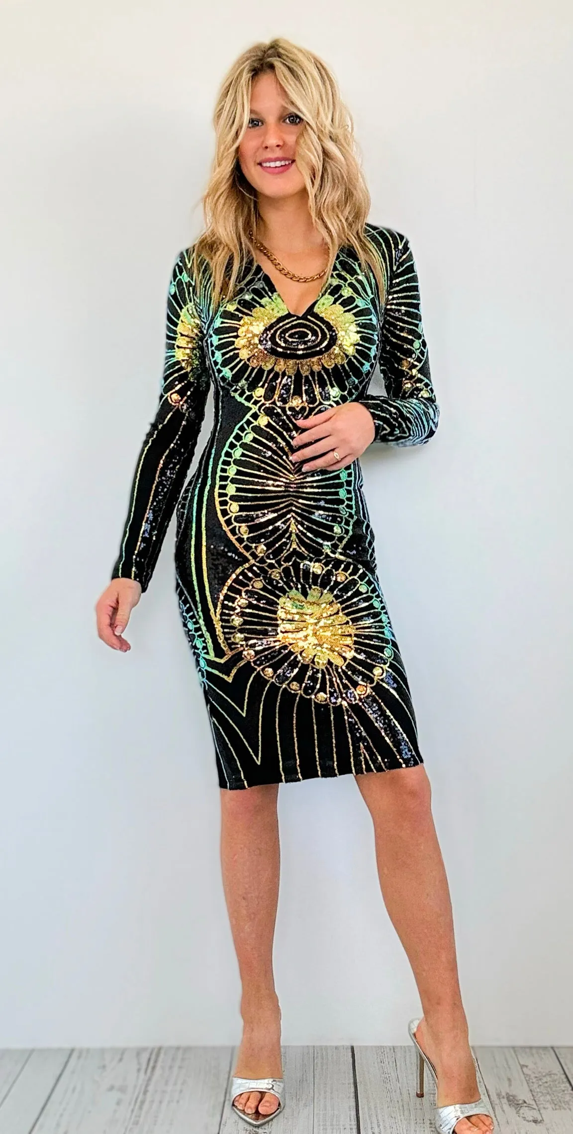 Cosmic Diva Sequin Dress