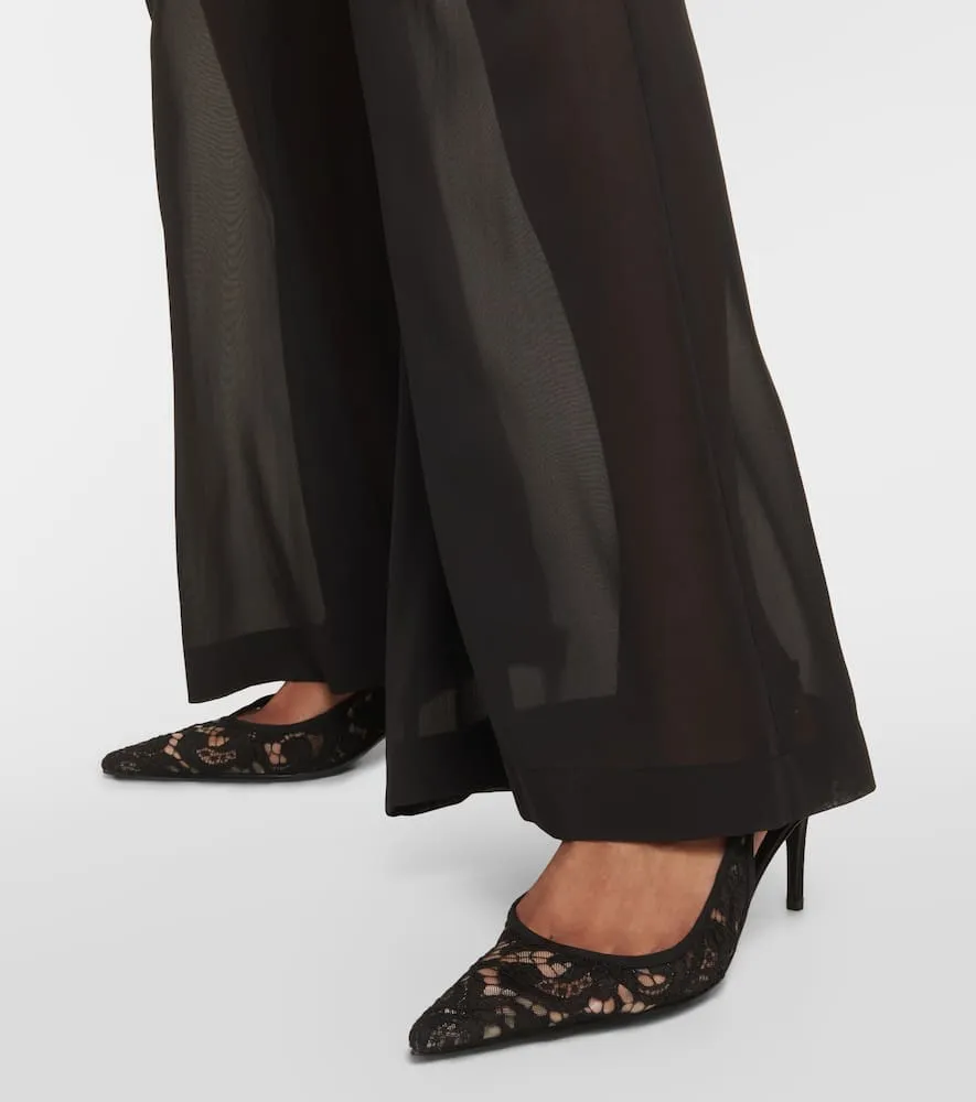 Dolce&Gabbana Lace slingback pumps