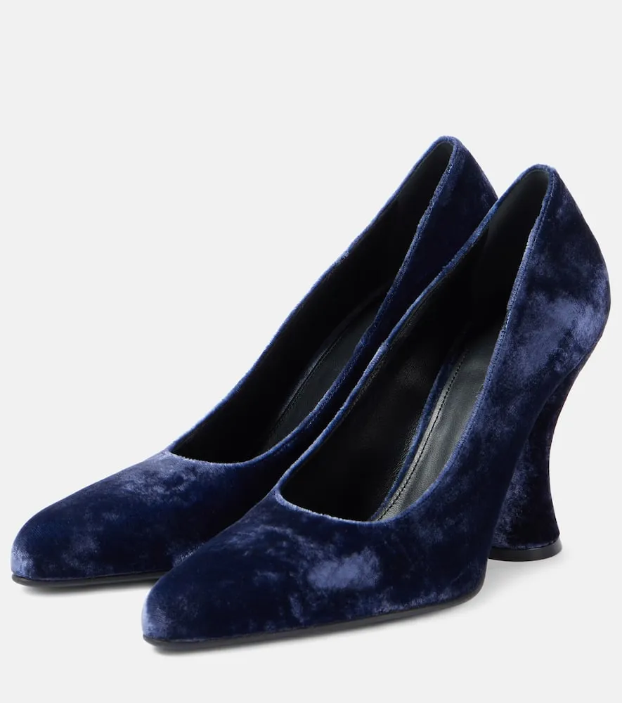 Dries Van Noten 95 velvet pumps