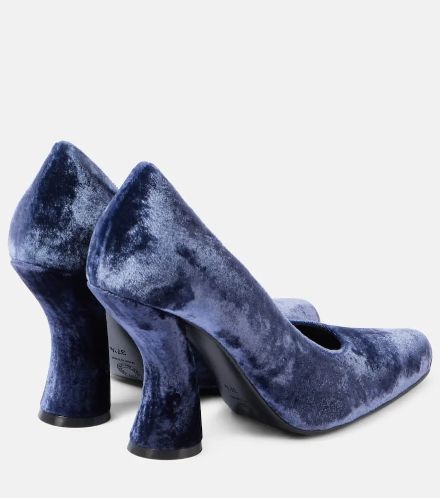Dries Van Noten 95 velvet pumps