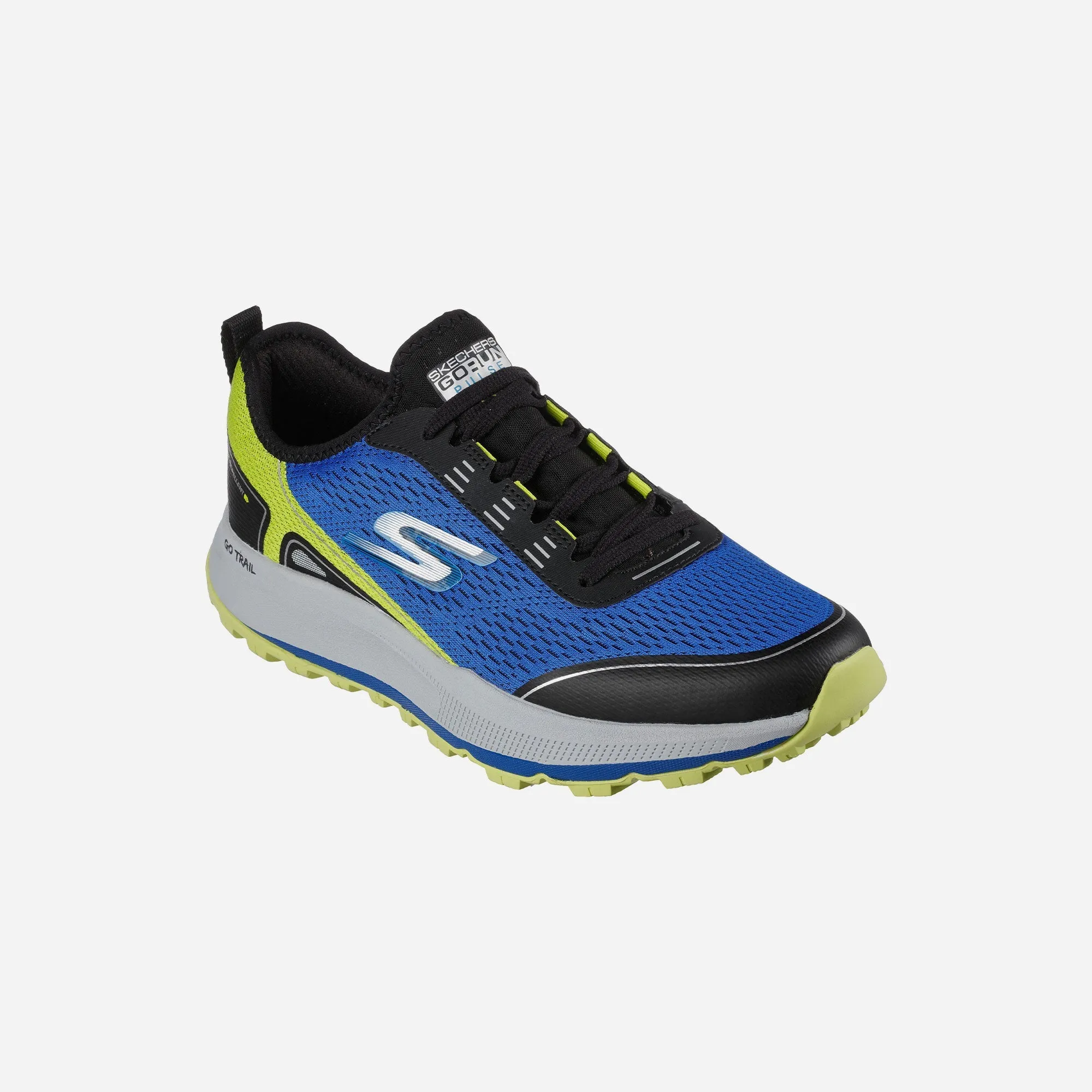 Giày Chạy Bộ Nam Skechers GORun Pulse Trail - Xanh Dương