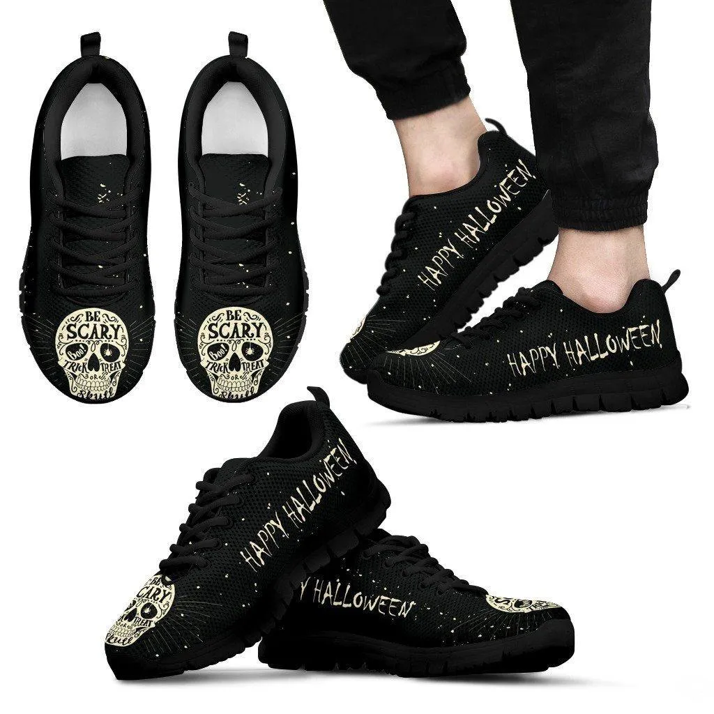 Happy Halloween Sneakers for Him & Her, Mesh Fabric