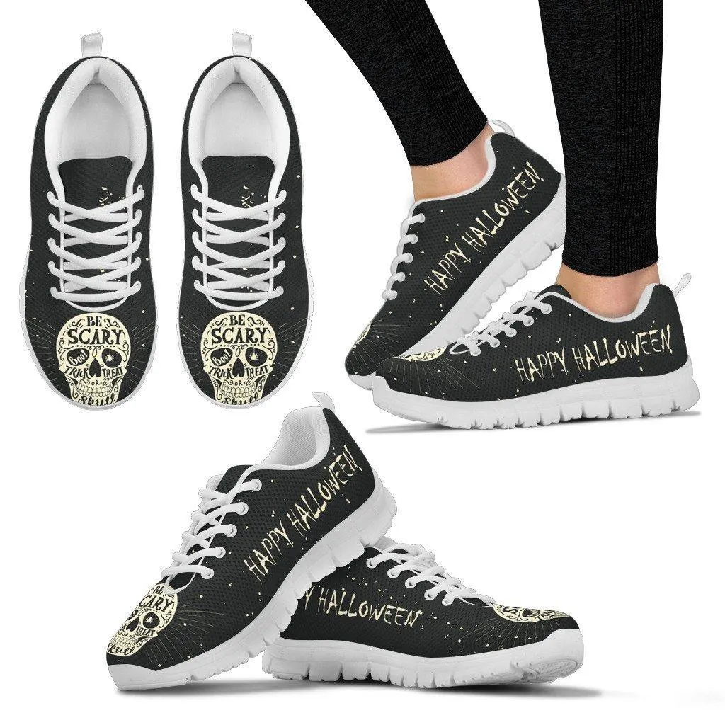 Happy Halloween Sneakers for Him & Her, Mesh Fabric