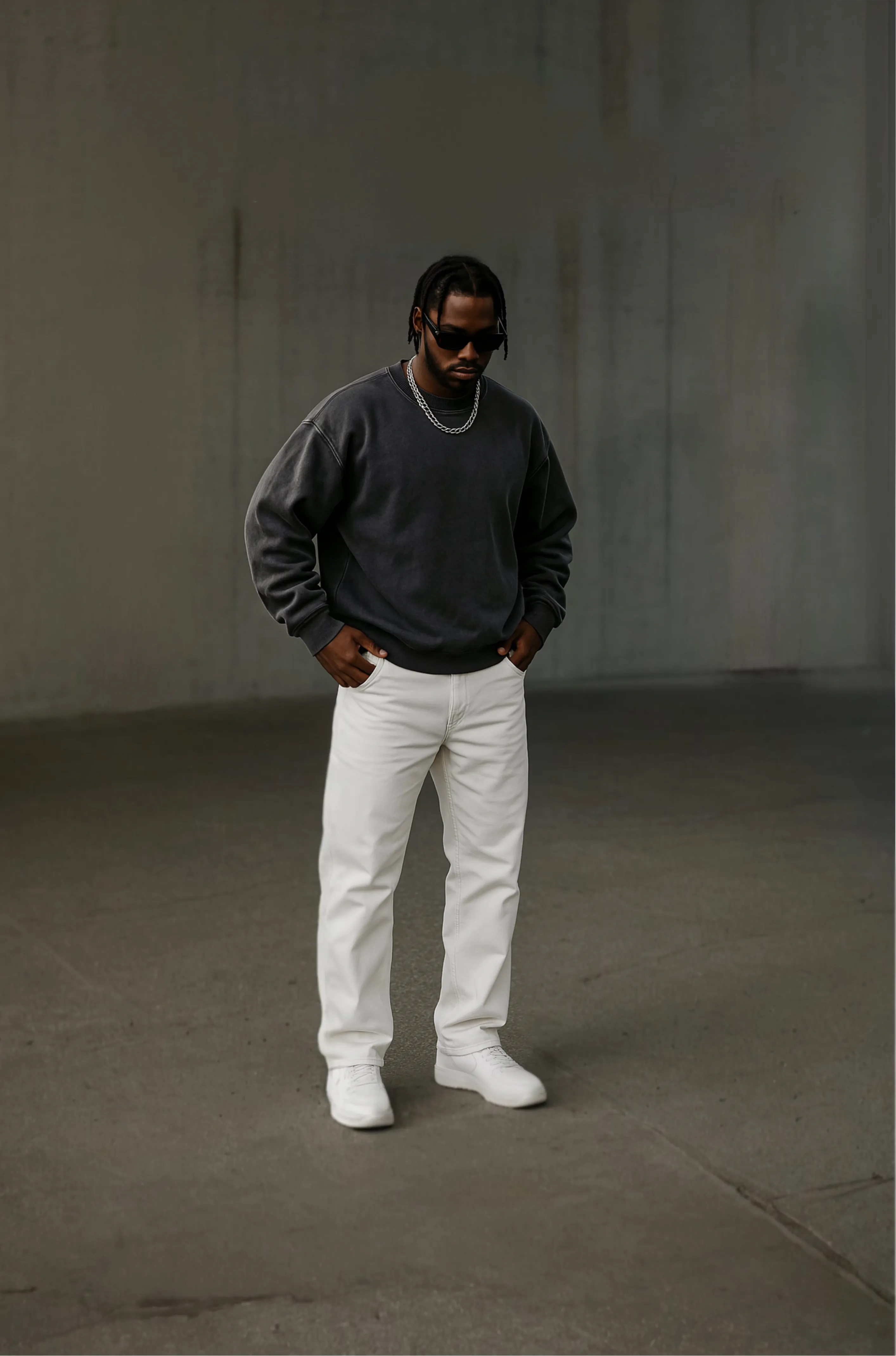 Heavyweight Washed Minimal Sweatshirt