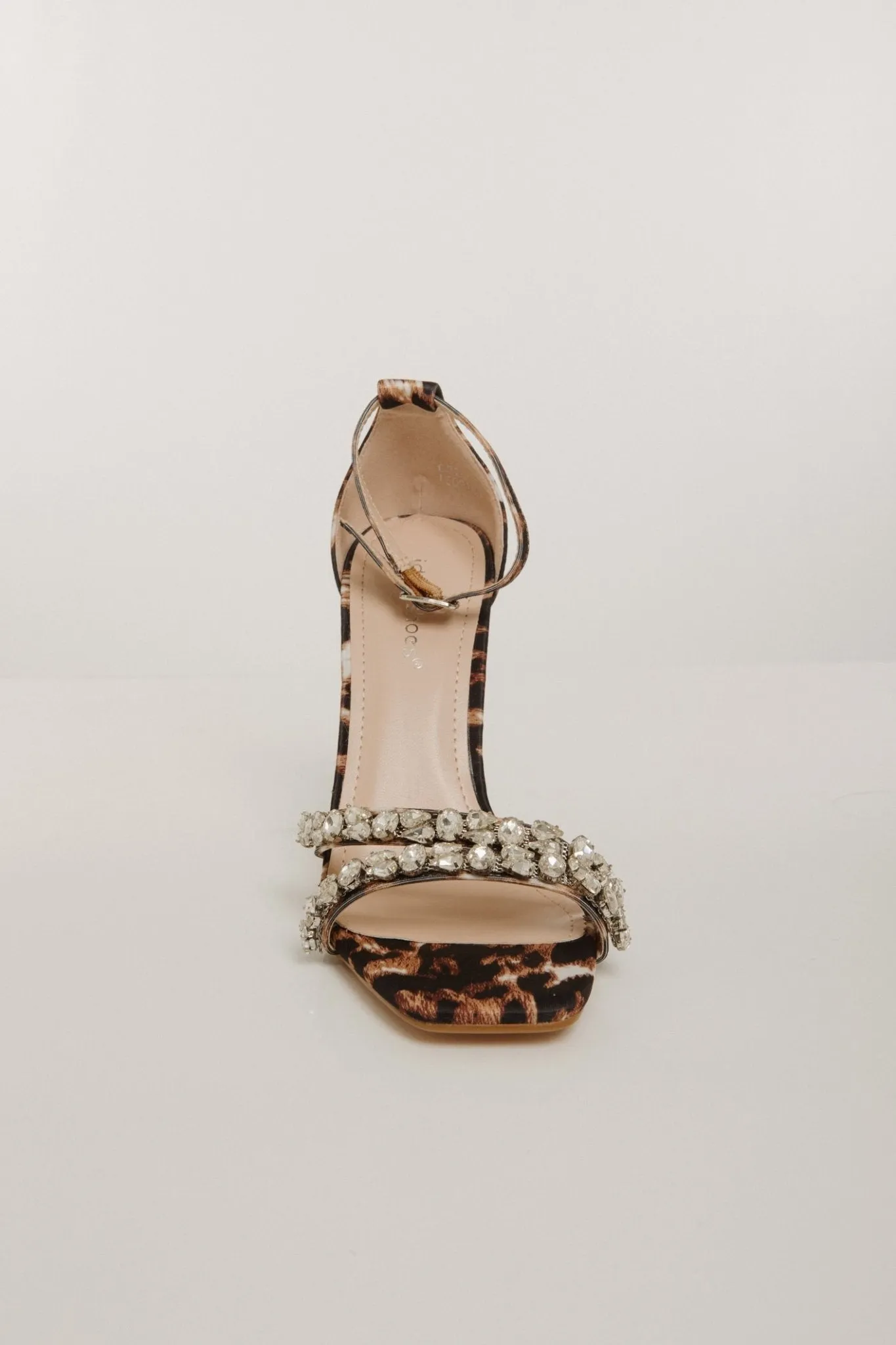 Izzy Diamanté Heel In Leopard