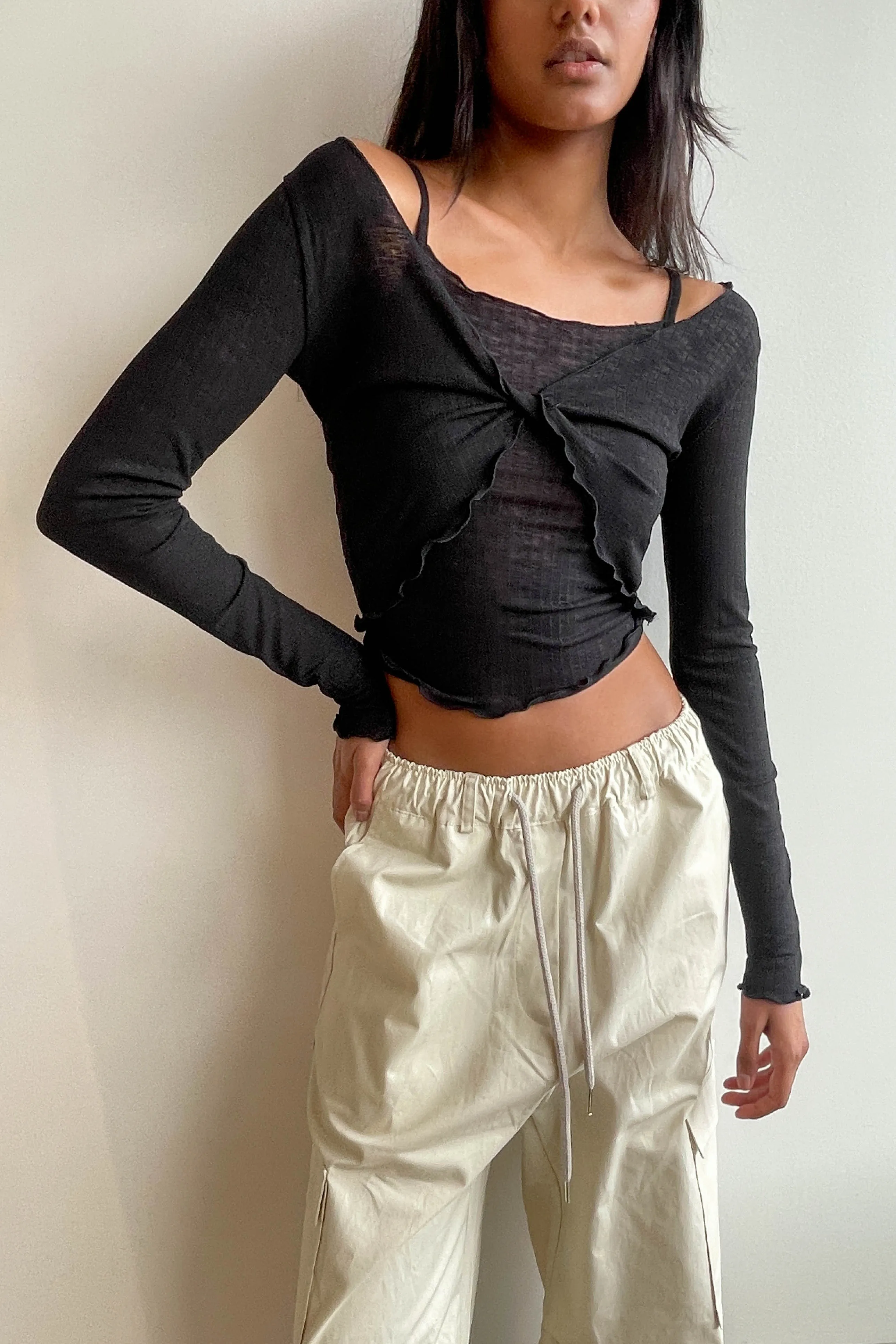 LAYERED CROP TOP