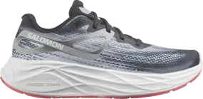Salomon Womens Aero Glide Sneakers Shoes in Black/Alloy/Tea Rose