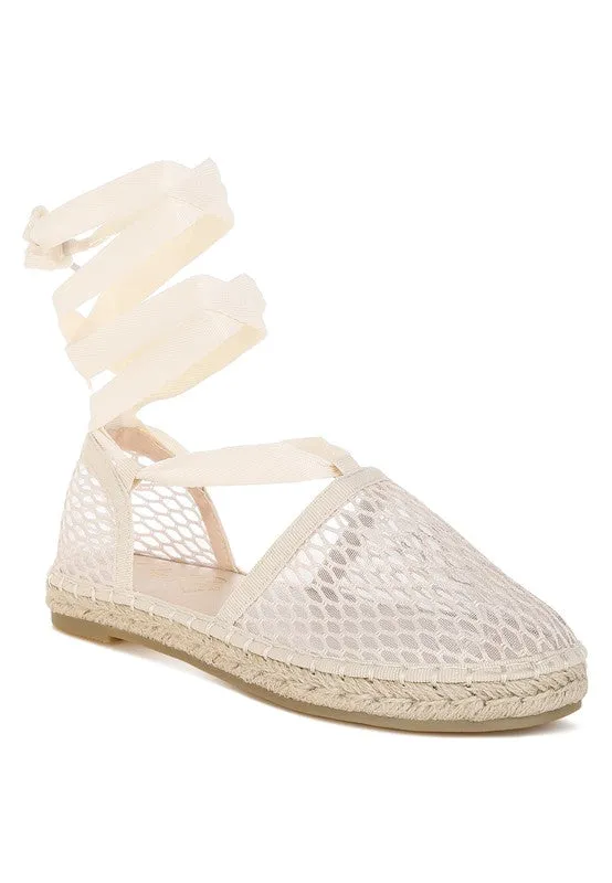 The Rag Company Sonara Mesh Flat Espadrille Sandals
