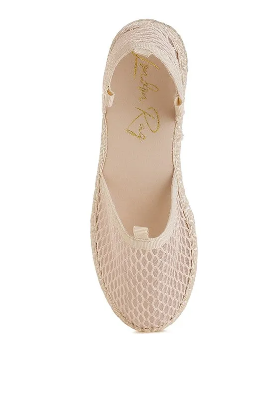 The Rag Company Sonara Mesh Flat Espadrille Sandals