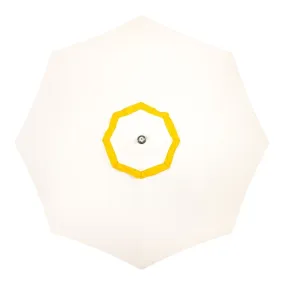 The Resort Market Umbrella - Octagon - Canopy 10' - Border Valance - Mimosa Yellow