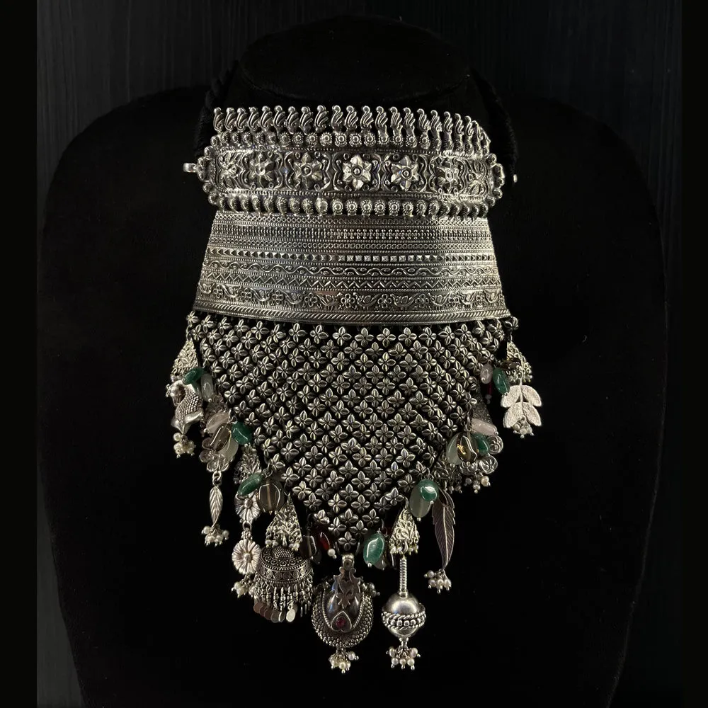 Tribal Chunky Pendant Necklace