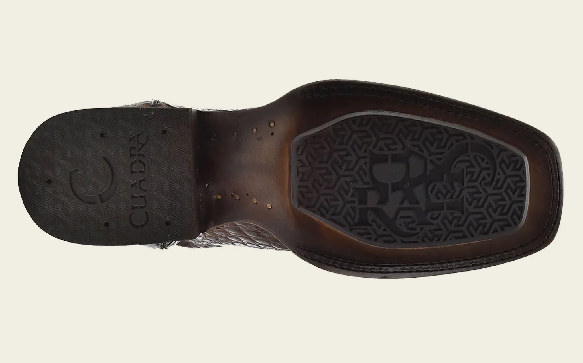 Western honey brown ultra exotic boot