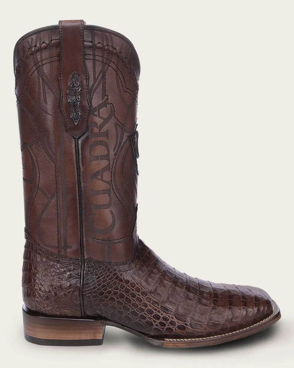 Western honey brown ultra exotic boot